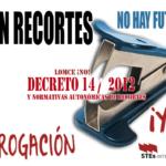 Se publica en BOE la Ley de reversión de los recortes educativos, que deja en el aire la recuperación del horario lectivo del profesorado