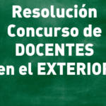 Se resuelve el concurso para la provisión de puestos de personal docente en el exterior.