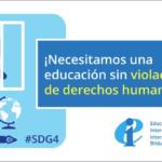 Educación Internacional exige a los gobiernos el cumplimiento de los Objetivos de Desarrollo Sostenible
