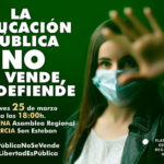 STERM Intersindical Región de Murcia, apoya las movilizaciones que hoy tendrán lugar en defensa de la Educación Pública.