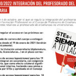 Se publica el Real Decreto 800/2022 por el que se regula la integración del profesorado del Cuerpo, a extinguir, de Profesores Técnicos de Formación Profesional en el Cuerpo de Profesores de Enseñanza Secundaria