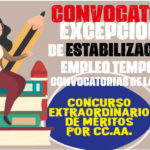 CONCURSO MÉRITOS EXTRAORDINARIO: Convocatoria y plazas por CCAA (Plazo: Hasta 21 diciembre)