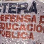 STES – Intersindical con las reivindicaciones y protesta de CTERA de Argentina