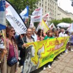 STEs-i se concentra frente al Ministerio de Trabajo exigiendo la jubilación anticipada a los 60 años para la mitad del profesorado de la pública que no la tiene