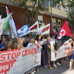 La Confederación Intersindical se concentra frente al Ministerio de Función Pública para exigir la estabilidad de las personas en fraude de ley por abuso de temporalidad