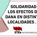 STEs-i muestra su solidaridad con las personas afectadas.