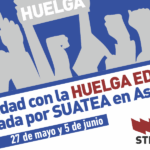 Solidaridad con la huelga educativa convocada por SUATEA en Asturias 