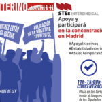 ¡AL CONGRESO, POR LA ESTABILIZACIÓN DEL PERSONAL INTERINO!