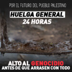 Convocatoria de huelga general de 24 horas para el 15 de octubre.