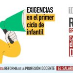 Ratios “UE”, apoyos educativos para la atención a la diversidad y salario digno como exigencias en el 1er ciclo de infantil